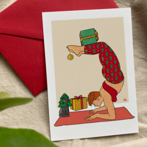 Carte postale - Christmas Yogi