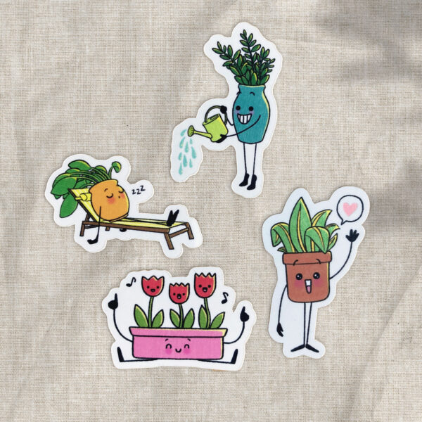 Stickers - Mimis plantes
